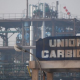 Image of Union Carbide plant in Bhopal India, the site of the infamous bhopal gas leak. Often referred to as the world’s first major industrial disaster, the toxic gas spread over surrounding neighborhoods and killed at least 3,000. 